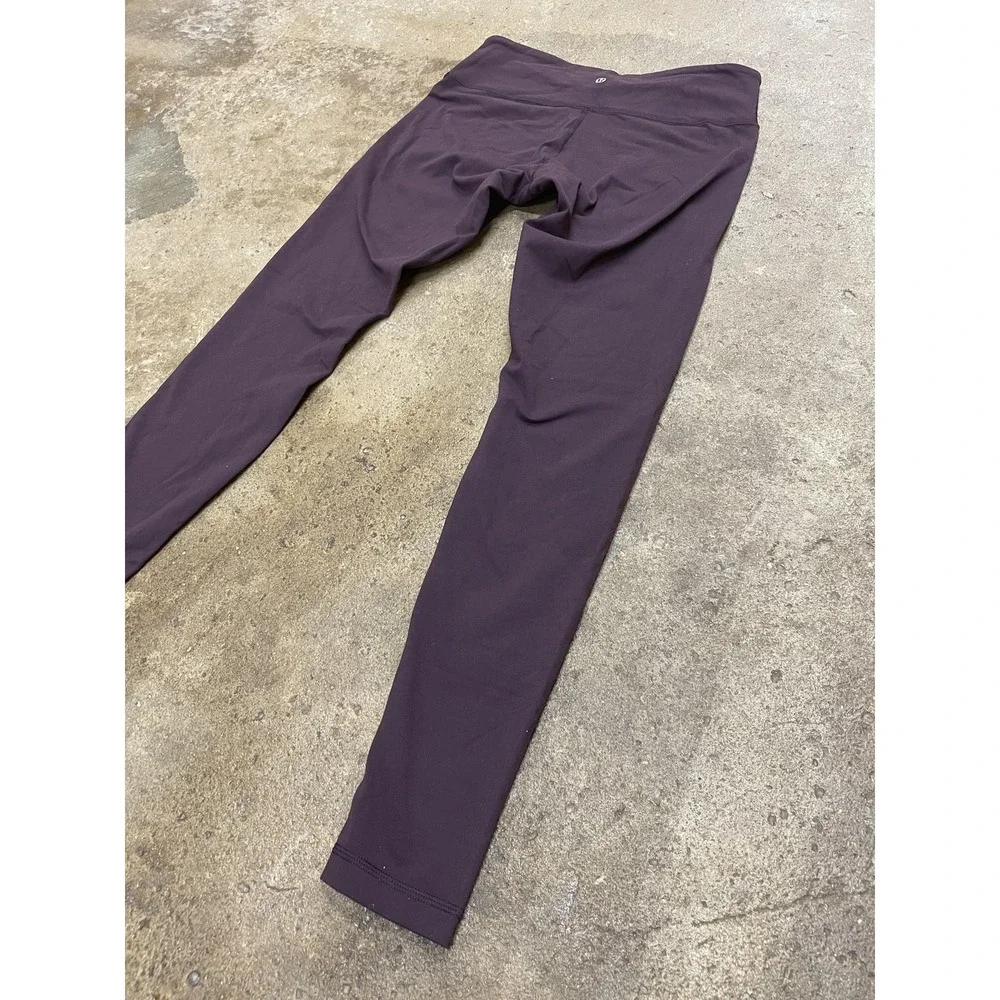 Lululemon Leggings‎ Womens 4 Purple High Rise Yoga Athletic Stretch Pants Ankle
